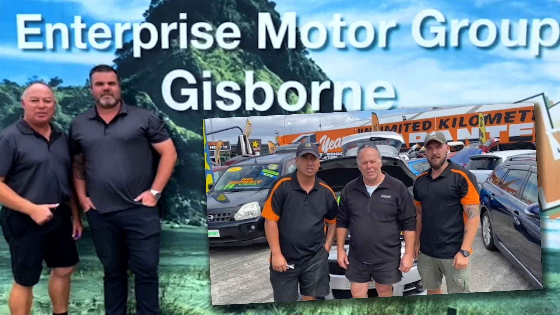 From your team in sunny Gisborne
